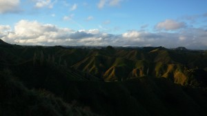 Paysage valloné entre le Taranaki et Tongariro